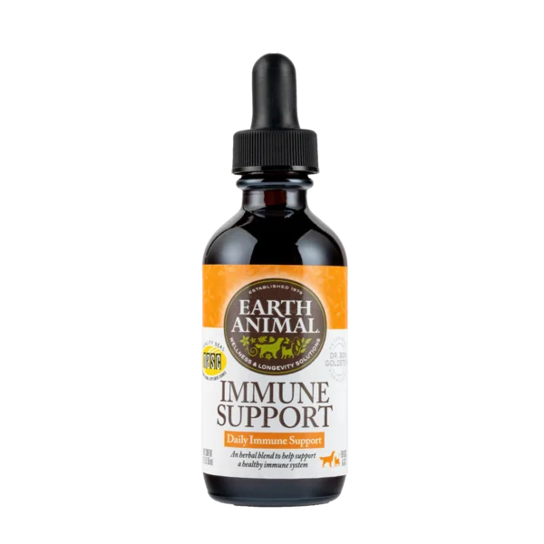 Earth Animal Organic Herbal Immune Support Remedy; 2- Oz Dropper Bottle