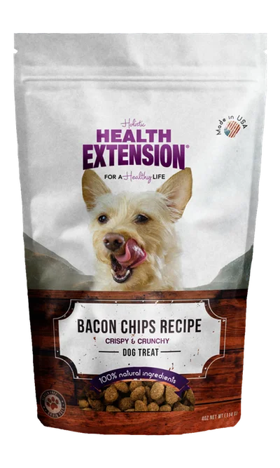 Health Extension Grain Free Bacon Bites Dog Treats, 4- Oz Bag