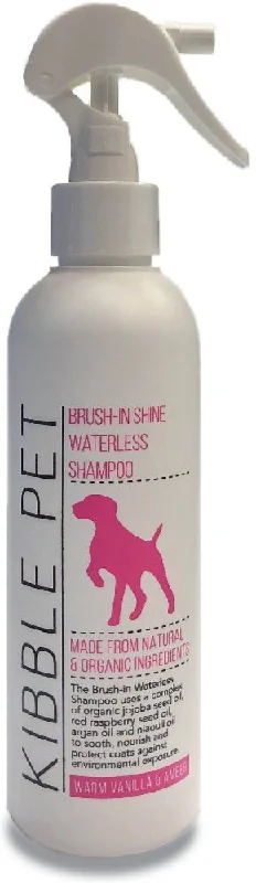 Kibble Pet Brush In Shine Waterless ShampooWarm Vanilla Amber