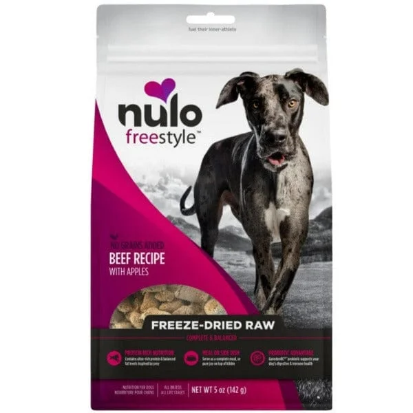 Nulo Freestyle Beef Recipe with Apples Freeze-Dried Raw Dog Food