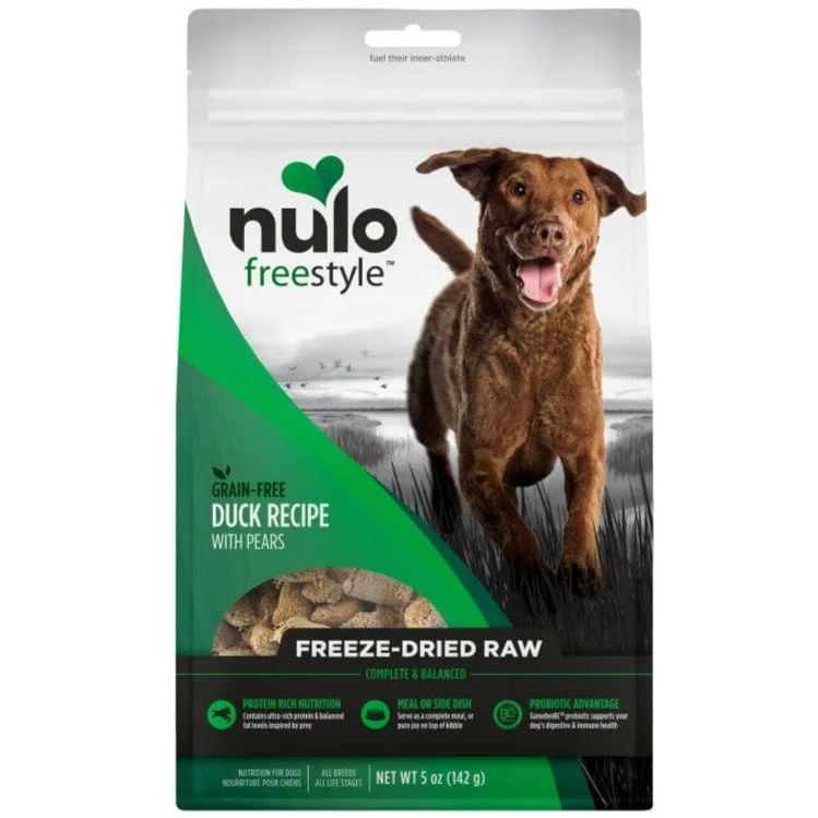 Nulo Freestyle Duck Recipe with Pears Freeze-Dried Raw Dog Food