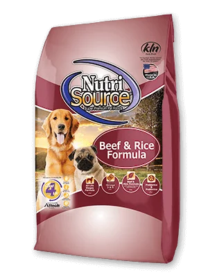 NutriSource® Beef & Rice Recipe Dog Food