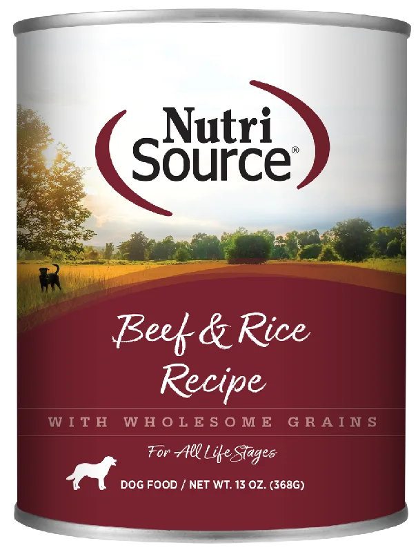 NutriSource® Beef & Rice Recipe Healthy Wet Dog Food (13 oz)