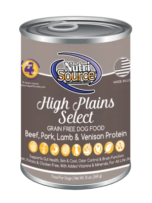 NutriSource® High Plains Select Grain Free Dog Food