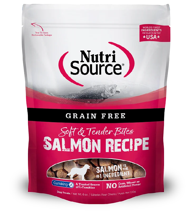 NutriSource® Salmon Bites Grain Free Dog Treats