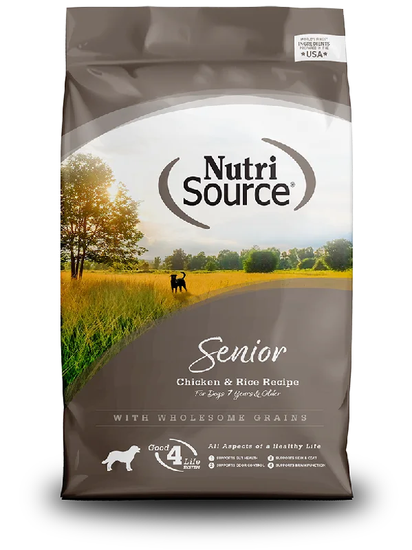 NutriSource® Senior Chicken & Rice Recipe Dog Food