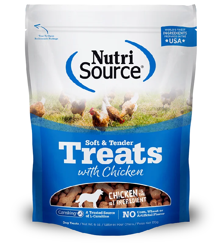 NutriSource® Soft & Tender Chicken Treats Dry Dog Treat