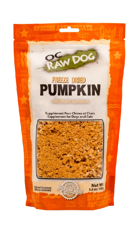 OC Raw Dog Freeze Dried Pumpkin Supplement