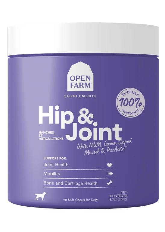 Open Farm Hip & Joint Supplement Chews for Dogs