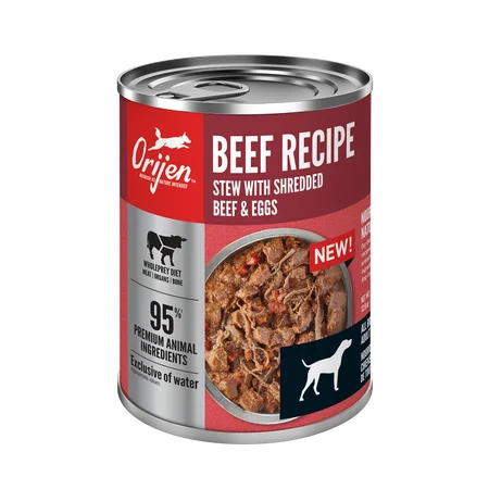 ORIJEN Beef Recipe Stew with Shredded Beef and Eggs Wet Dog Food