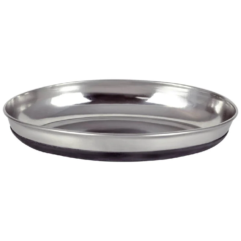 OurPets Stainless Steel Oval Cat Dish