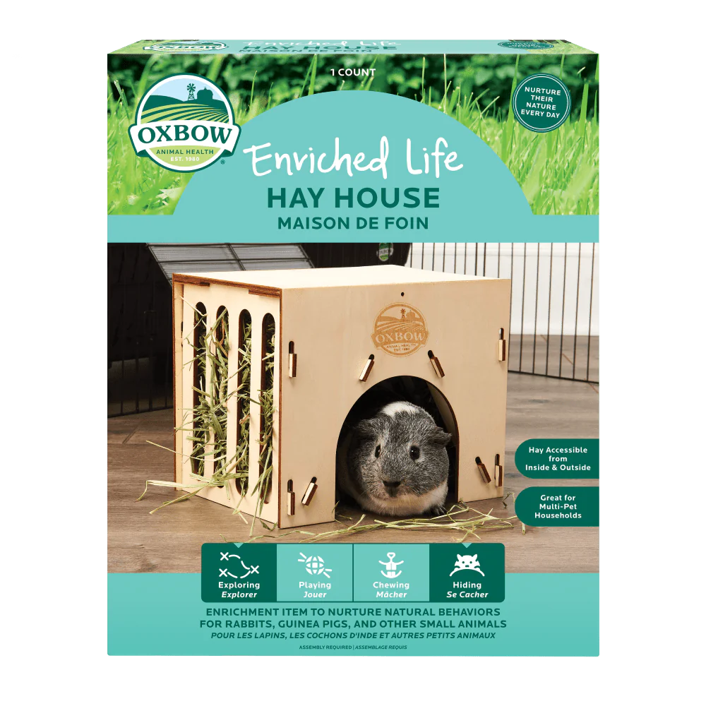 Oxbow Enriched Life Hay House for Guinea Pig (Medium)