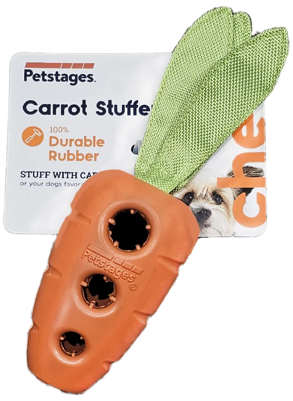 Petstages Carrot Stuffer Treat Dispenser