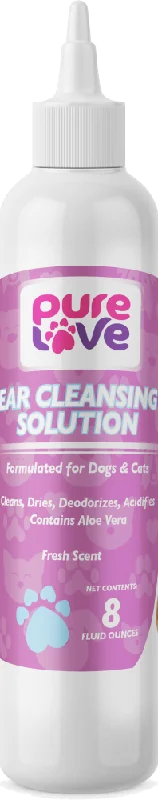 Pure Love Ear Cleaning Solution-Fresh Scentfor Dogs and Cats