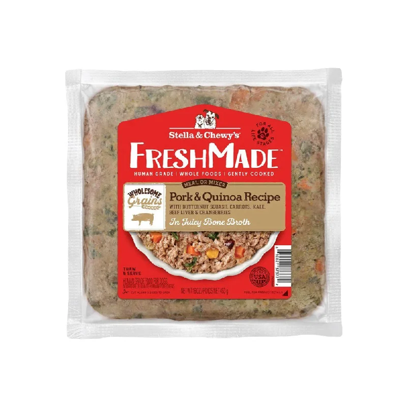 Stella & Chewy's FreshMade Pork & Quinoa Gently Cooked Dog Food 1lb