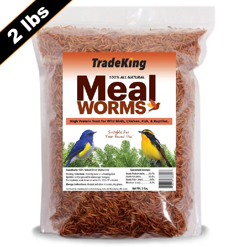 TradeKing Dried Mealworms (5 Lbs)