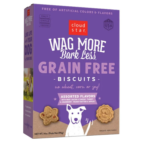 Wag More Bark less GF Biscuits Assorted Flavors 396g