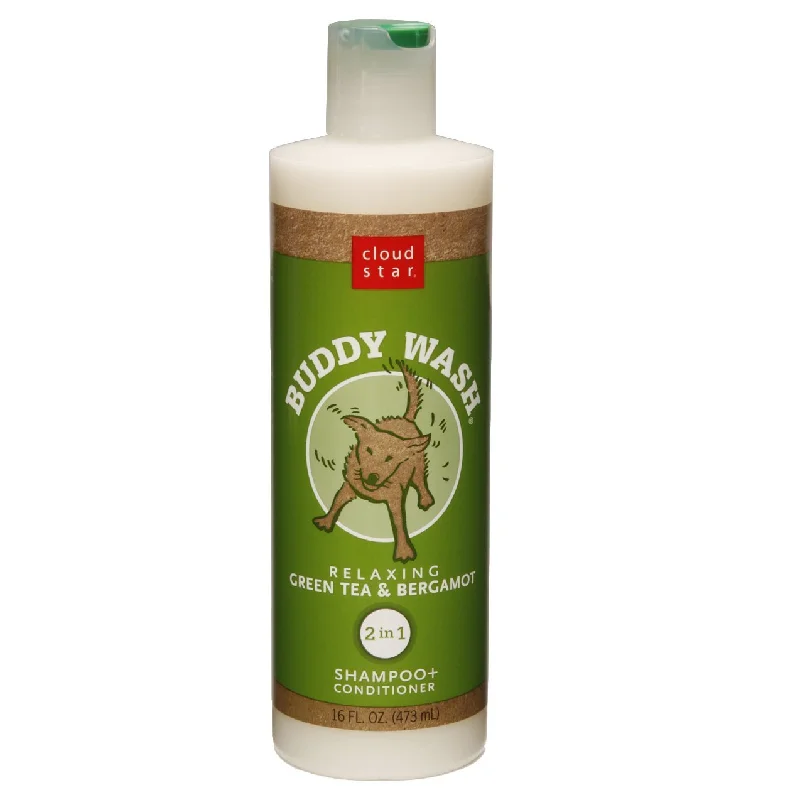 Cloud Star Buddy Wash Dog Shampoo - Green Tea & Bergamot 473ml