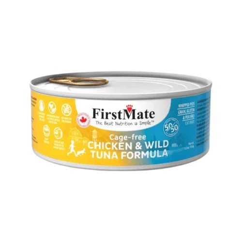 Canned Cat Food - Cage Free Chicken & Wild Tuna 50/50 - 5.5 oz