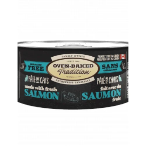 Canned Cat Food - Salmon Pate - Adult Cats - 5.5 oz