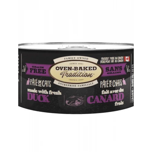 Canned Cat Food - Duck Pate - Adult Cats - 5.5 oz