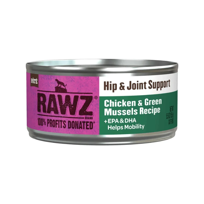 Canned Cat Food - Hip & Joint Support - Chicken & Green Mussels Recipe Pâté - 5.5 oz