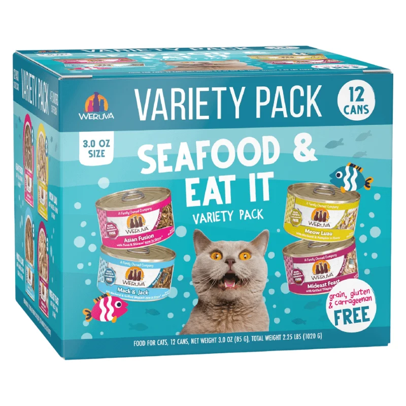 Canned Cat Food - CLASSIC - Seafood & Eat It! - Variety Pack