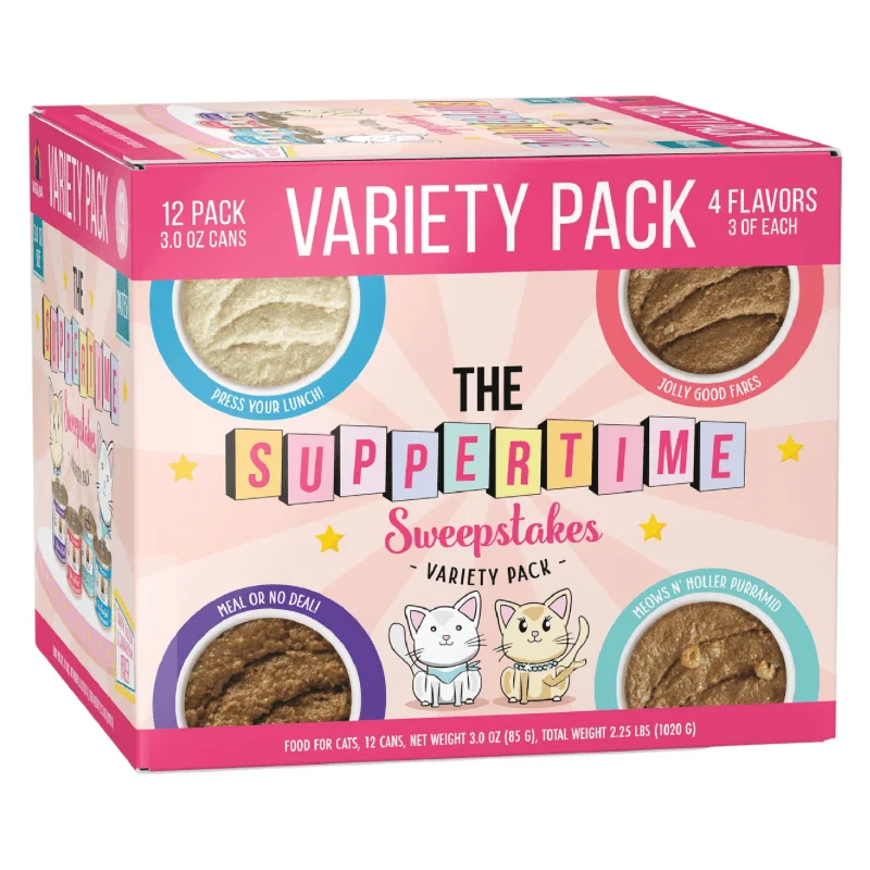 Canned Cat Food - Paté - THE SUPPERTIME Sweepstakes - Variety Pack