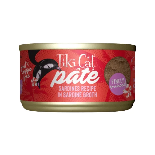 Canned Cat Food - GRILL - Sardines Pate - 2.8 oz