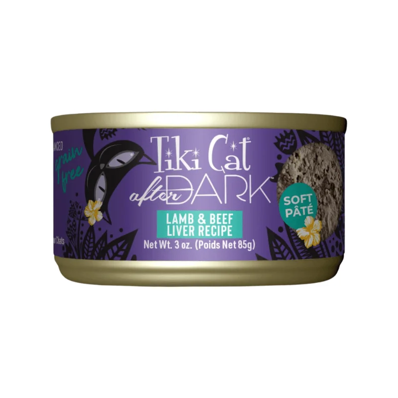 Canned Cat Food - AFTER DARK PATÉ - Lamb & Beef Liver Recipe - 3 oz