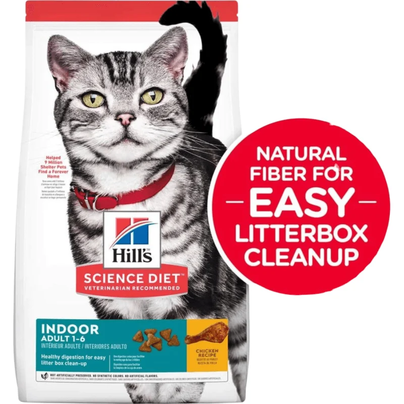 Dry Cat Food, Indoor ADULT 1-6, Chicken Recipe