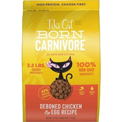 Dry Cat Food - BORN CARNIVORE - Deboned Chicken & Egg