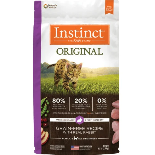 Dry Cat Food - ORIGINAL - Raw Coated - Real Rabbit Recipe