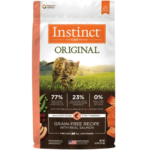 Dry Cat Food - ORIGINAL - Raw Coated - Real Salmon Recipe