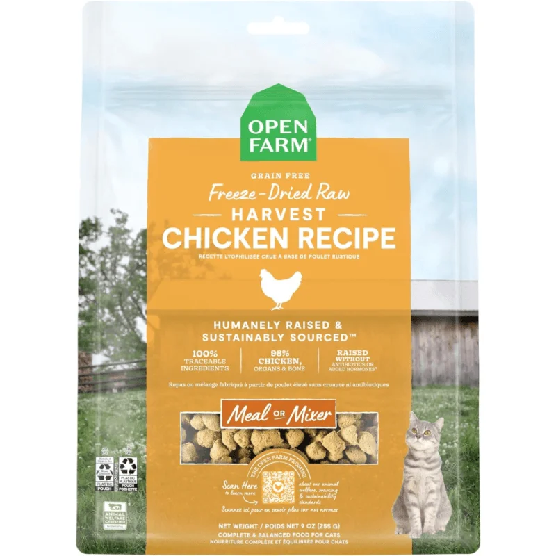 Freeze Dried Cat Food - Harvest Chicken Recipe Dinner Morsels