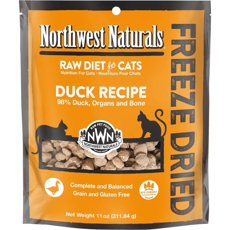 Freeze Dried Cat Food - Nibbles - Duck Recipe - 11 oz