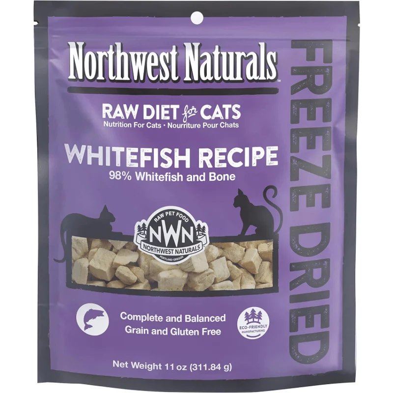 Freeze Dried Cat Food - Nibbles - Whitefish Recipe - 11 oz