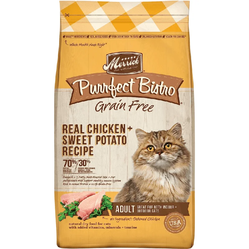 Dry Cat Food - PURRFECT BISTRO - Grain Free Real Chicken + Sweet Potato Recipe