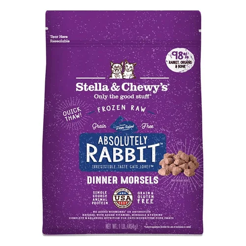 Cat Frozen - Rabbit Dinner Morsels - 1 lb