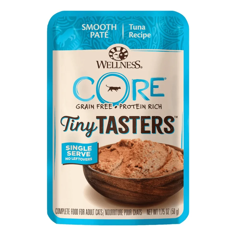 Wet Cat Food - CORE Tiny Tasters - Smooth Paté - Tuna Recipe - 1.75 oz pouch