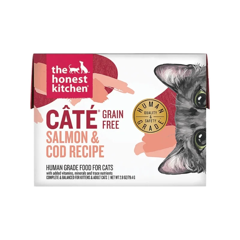 Wet Cat Food - CÂTÉ - Grain Free Salmon & Cod Recipe