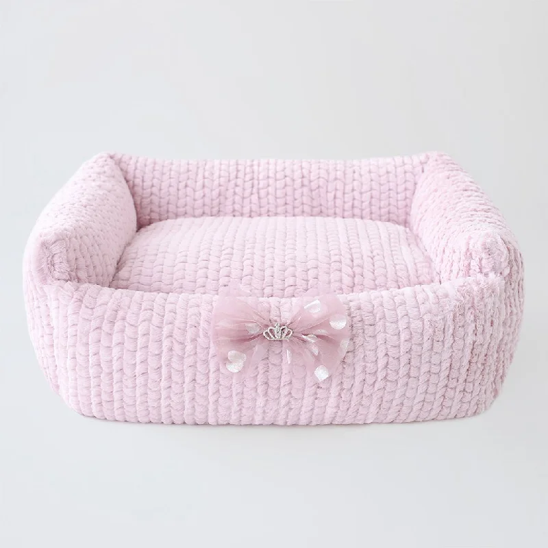 Dolce Dog Bed: Rosewater