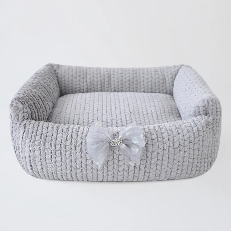 Dolce Dog Bed: Sterling