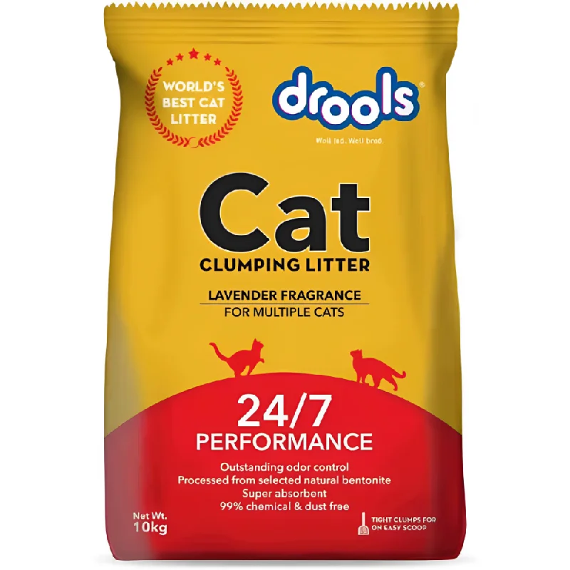 Drools Lavender Scented Clumping Cat Litter