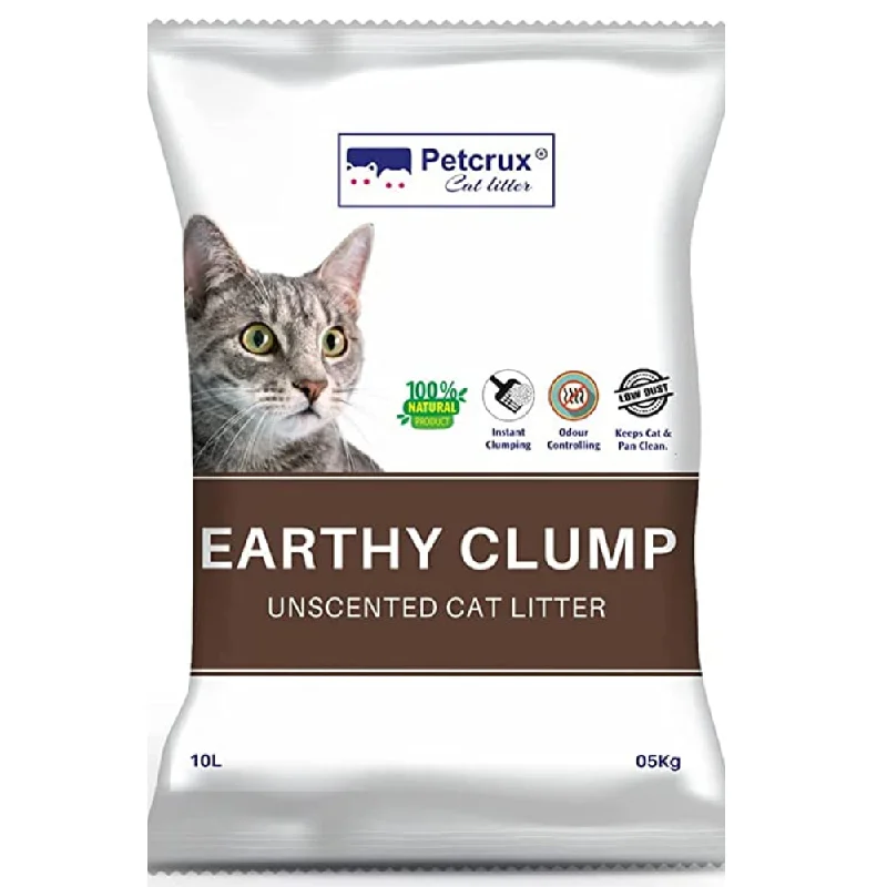 Petcrux Earthy Clump Unscented Cat Litter