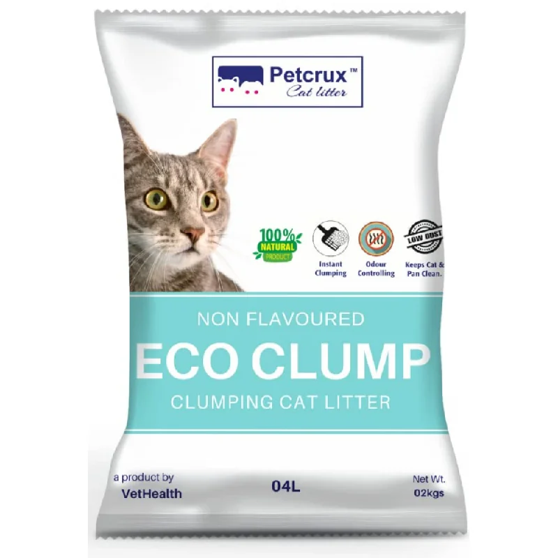 Petcrux Eco Clump Bentonite Unscented Cat Litter