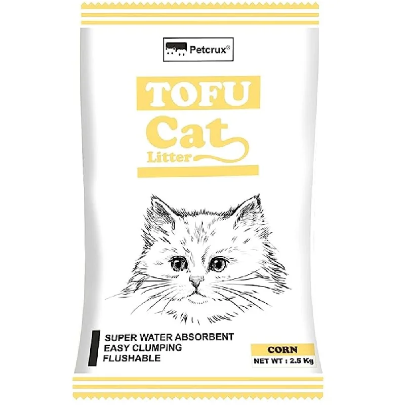 Petcrux Exclusive Organic Tofu Corn Scented Cat Litter