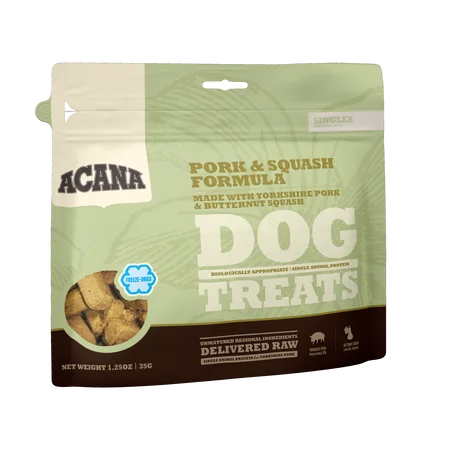 Acana Dog Treats Pork Squash 3.25 oz