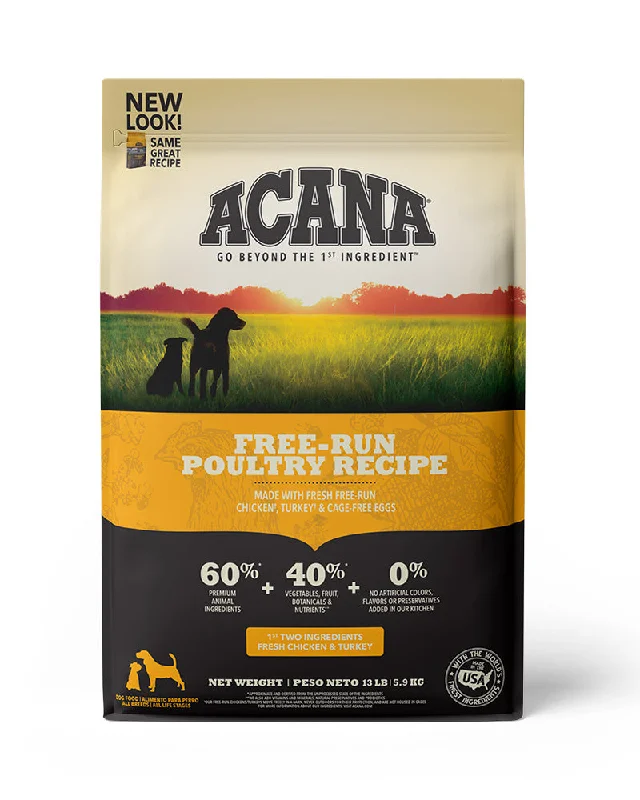 Acana Heritage Free Run Poultry Dry Dog Food 13lb