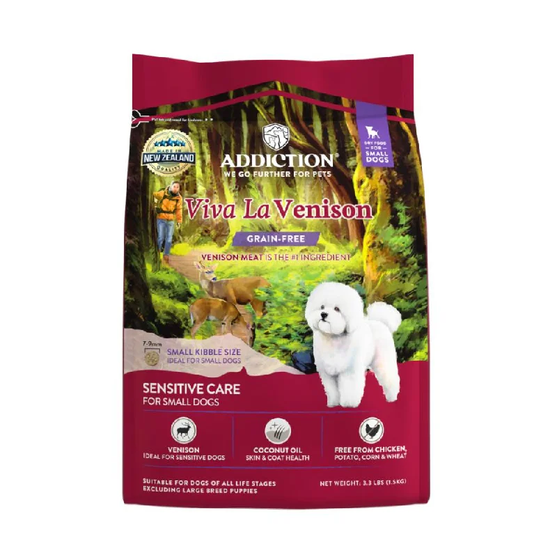 Addiction Dog Viva La Venison For Small Dogs 3.3lb